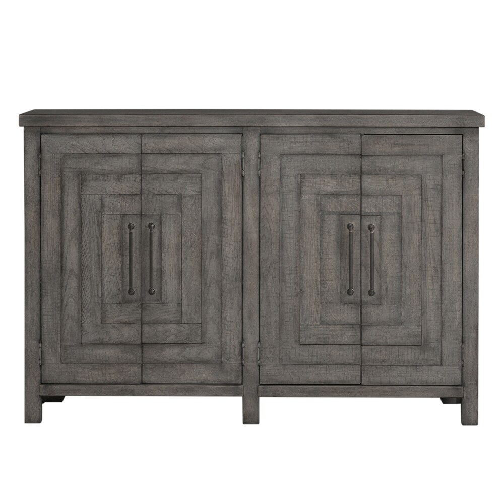 The Gray Barn Modern Farmhouse Dusty Charcoal Distressed Buffet