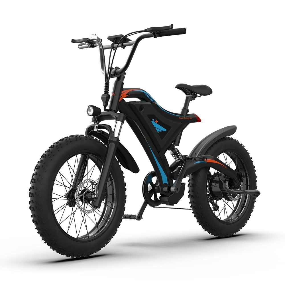 20 Inch Wheel Offroad Dual Suspension 500W Power Motor 48V Fat Tire E Cycle Ebike