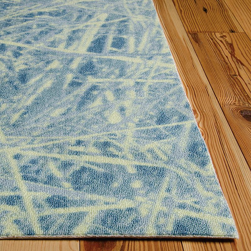 Nourison Coastal Geo Indoor Outdoor Rug