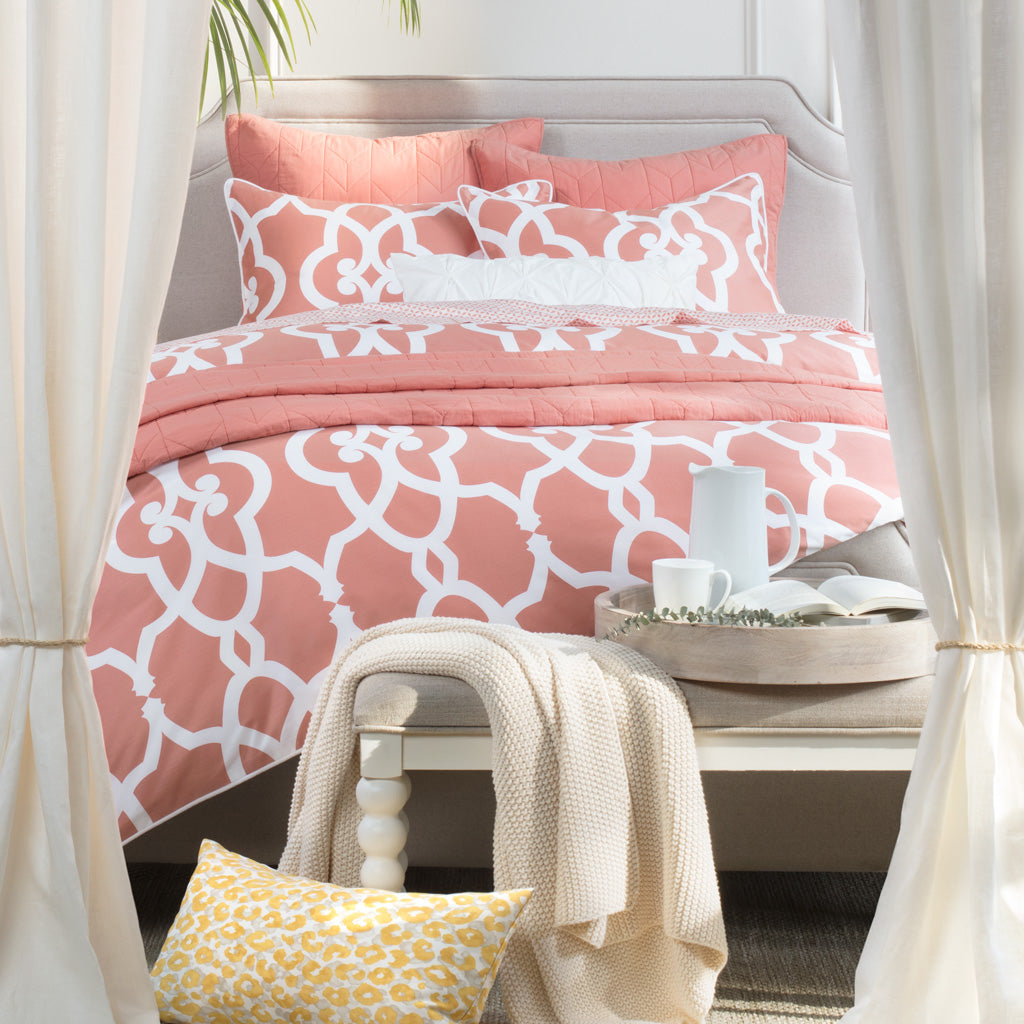 Coral Pacific Duvet Cover