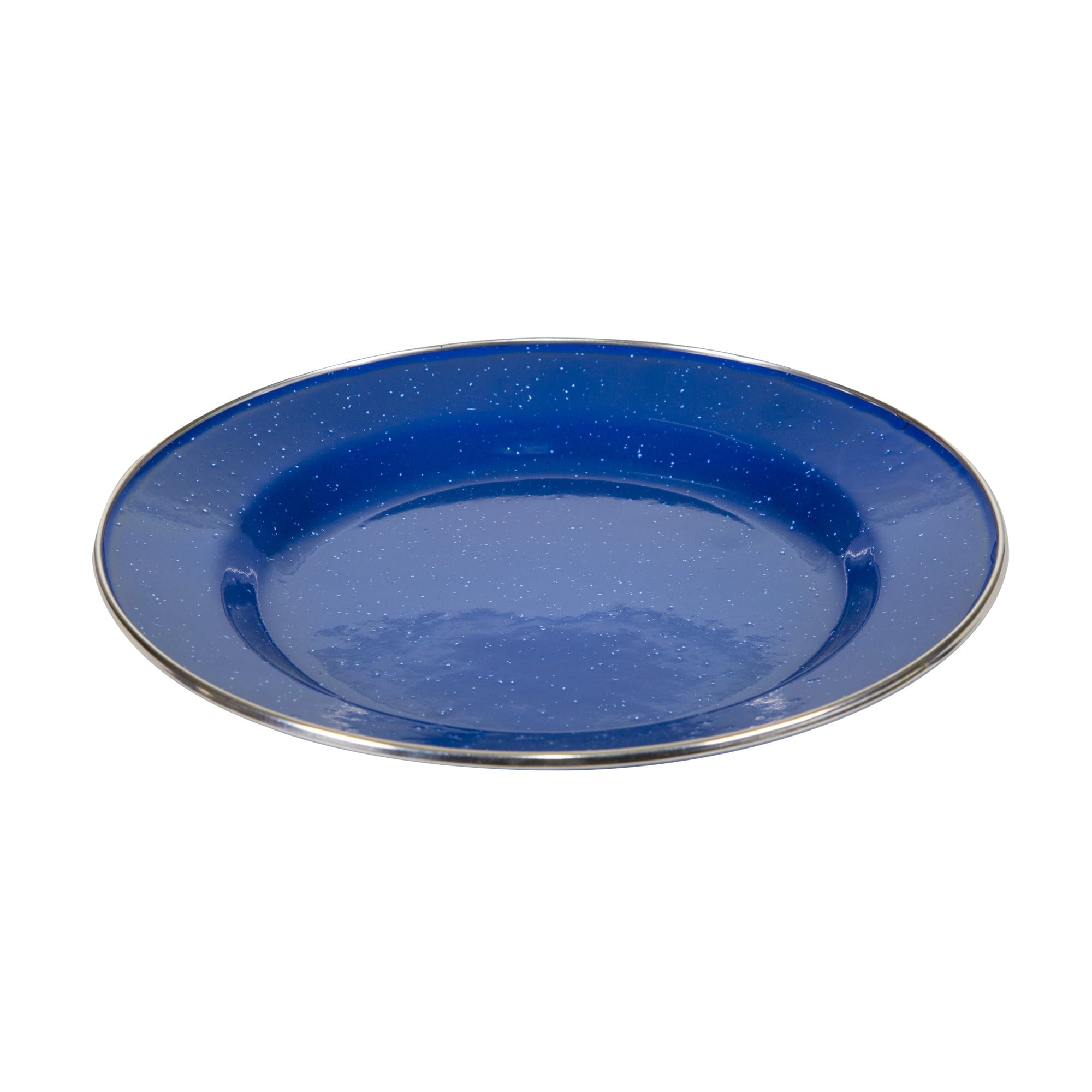 Stansport Enamel Dinner Plate - S.S. Edge - 10"