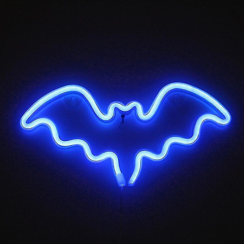 Led Lights Bat Shape Holiday Party Decoration Bedroom Night Neon Lights Indoor and Outdoor