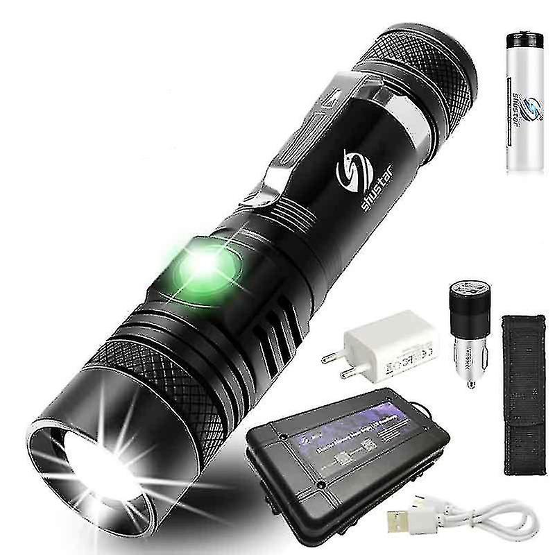 Flashlights Headlamps Ultra Bright Led Flashlight Waterproof Torch Zoomable 4 Lighting Modes