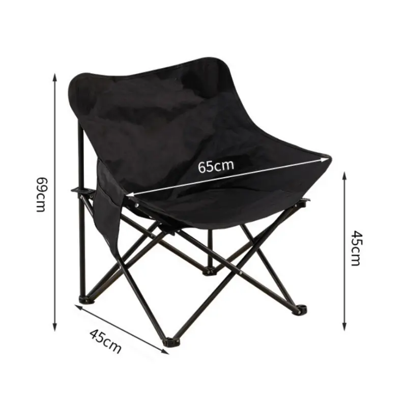 Customize green Moon Chair Folding Outdoor Chair Camping beach Chair for hiking camping