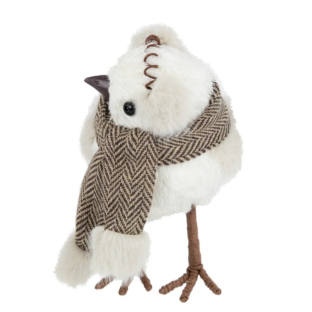 Winter Dressed Bird Tabletop Christmas Decoration