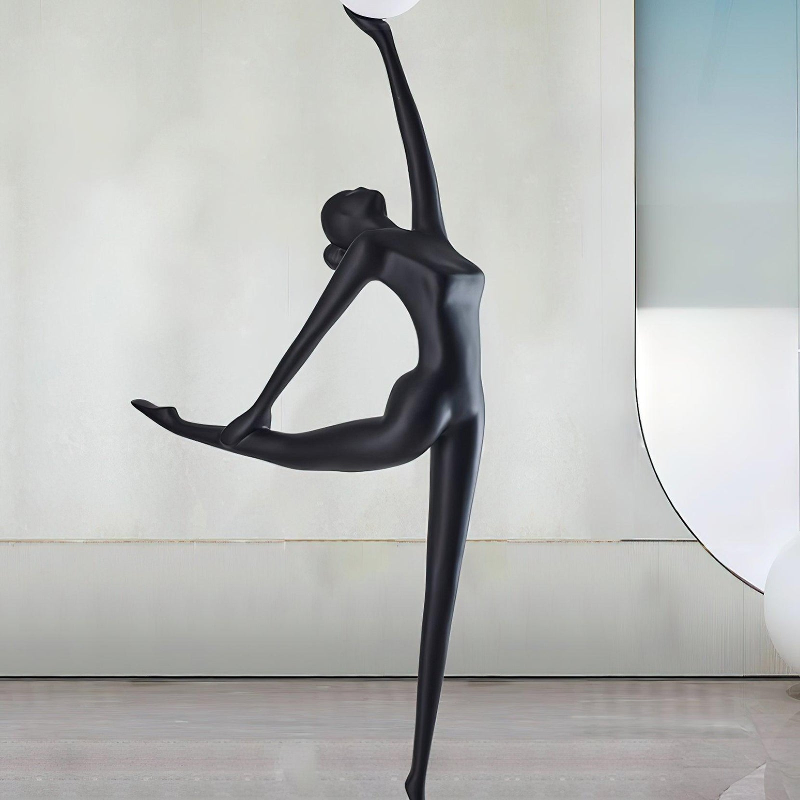 Rhythmic Gymnast Sculpture Floor Lamp