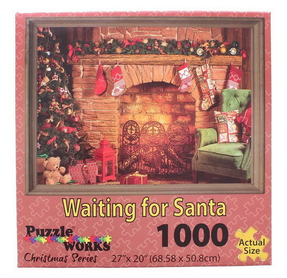 JPW JPW 80802WAIT C Waiting On Santa 1000 Piece Ji...