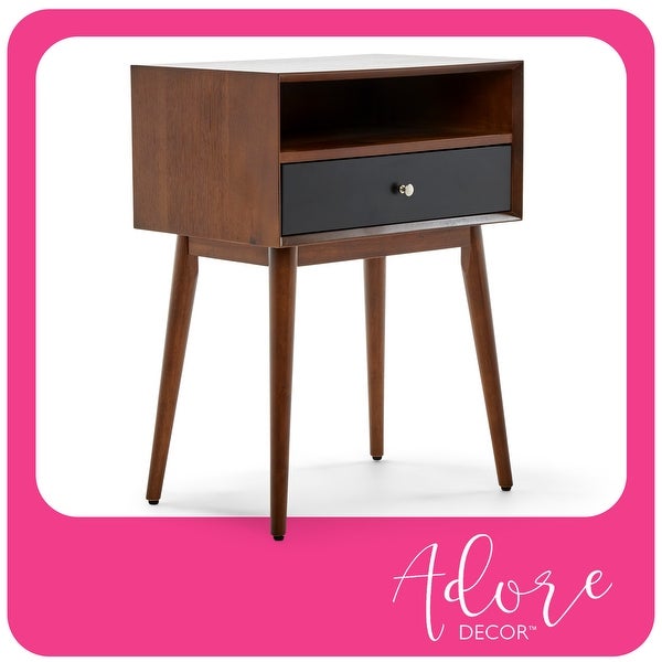 Adore Decor Calvin Side Table， Brown