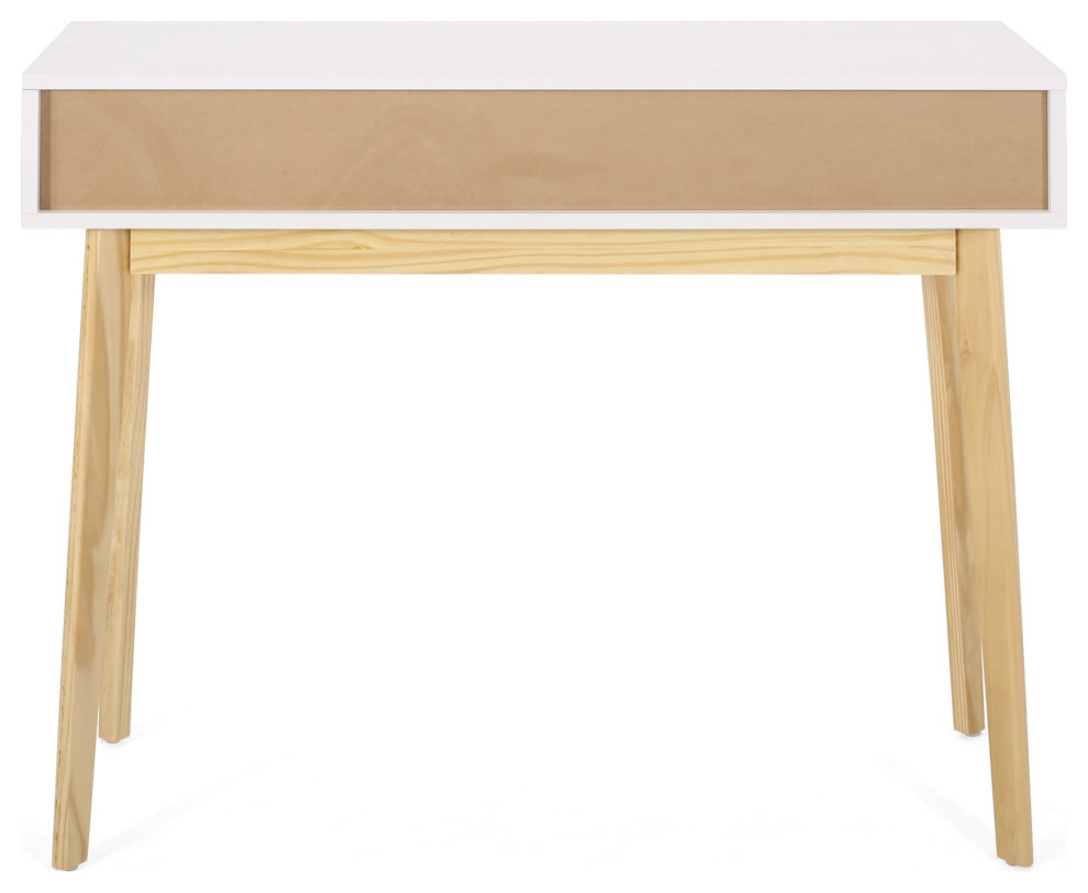 Lombard Mid Century Modern 2 Drawer Console Table   Midcentury   Console Tables   by GDFStudio  Houzz