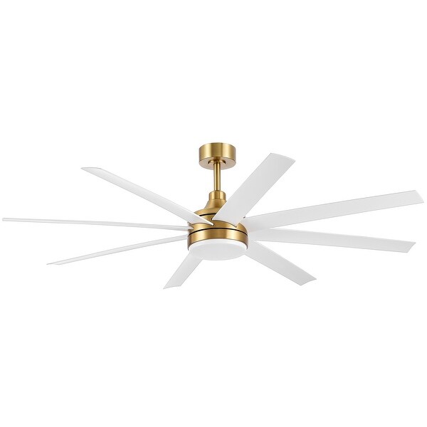 65 Inch Gold Ceiling Fan with Light Remote(8-Blade) Shopping - The Best Deals on Ceiling Fans | 40886117