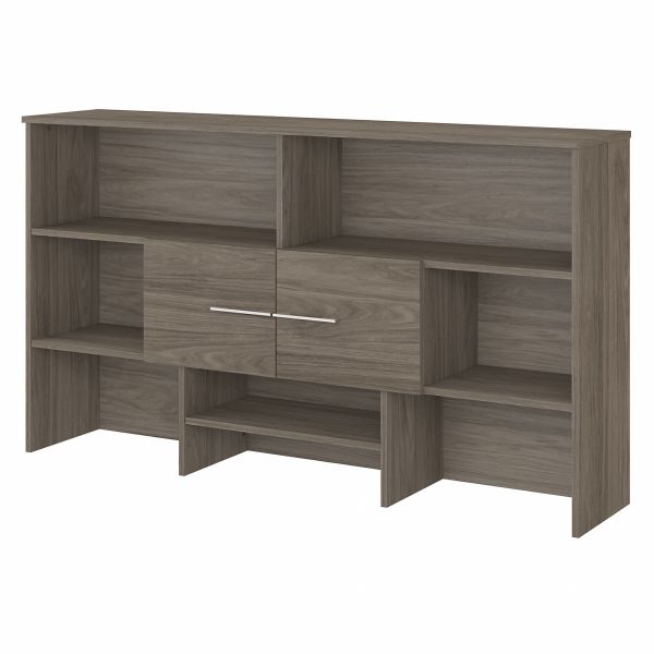 Bush Business Furniture Office 500 72W Desk Hutch in Modern Hickory