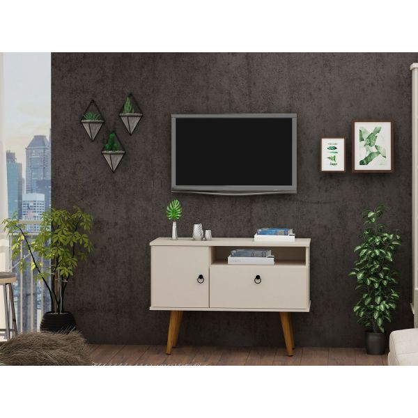 Tribeca 35.43 TV Stand in Off White