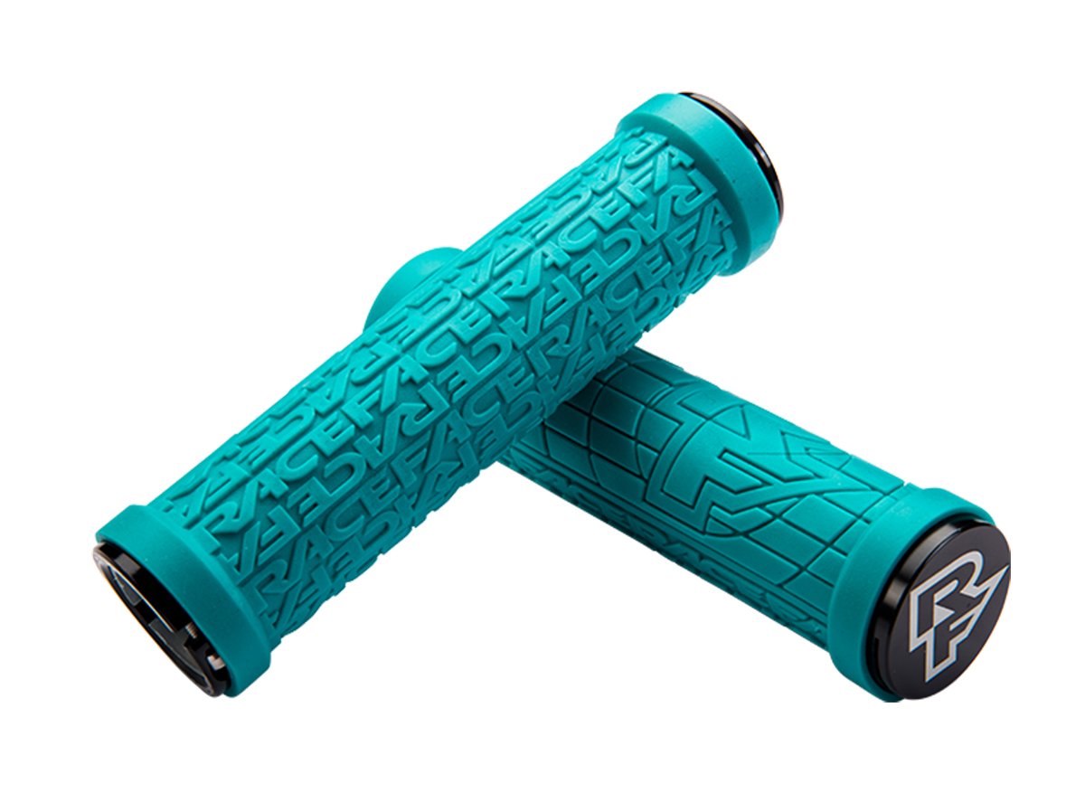 Race Face Grippler 30mm Grips - Turquoise