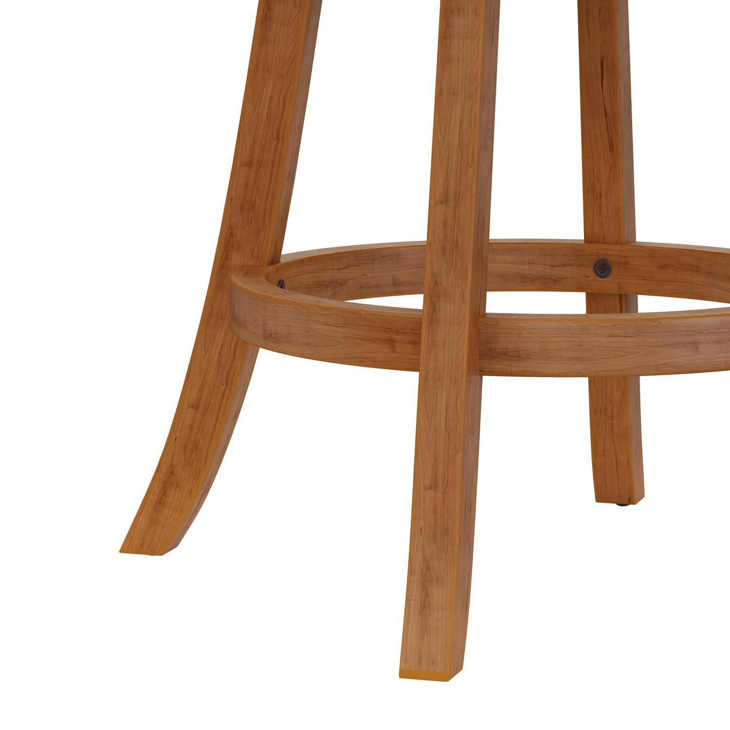 Hillsdale Furniture Fairfox Wood Counter Height Swivel Stool， Oak