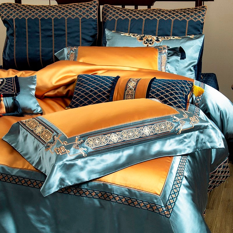 Smaddy Vintage Silk Bedding Set