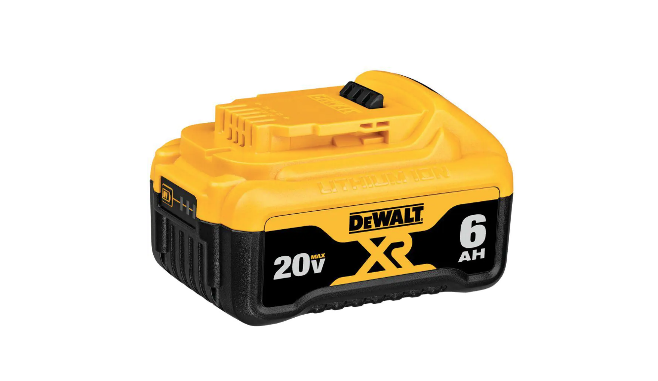 DEWALT DCB206-2 20-Volt MAX XR Premium Lithium-Ion 6.0Ah Battery Pack (2-Pack)