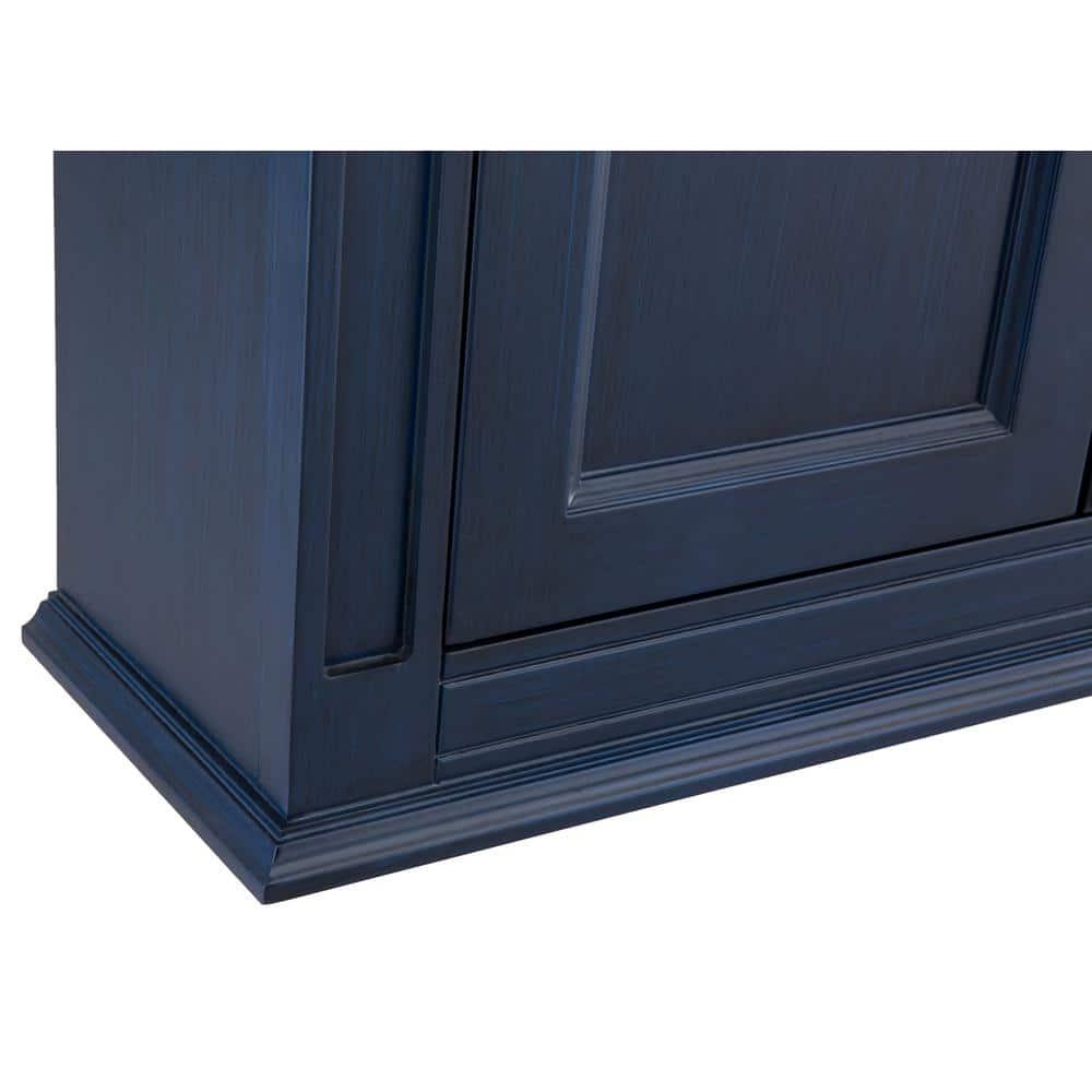 Home Decorators Collection Channing 26 in W x 28 in H Wall Cabinet in Royal Blue