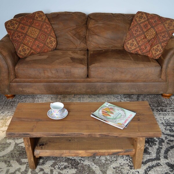 Live Edge Locust Wood Sunrise Thicket Coffee Table