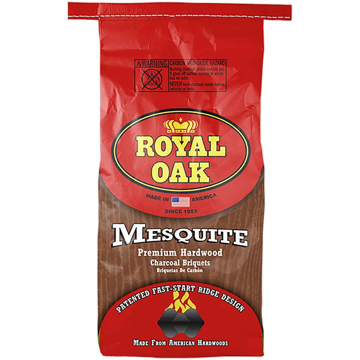 Royal Oak Mesquite Premium Hardwood Charcoal Briquets  Black