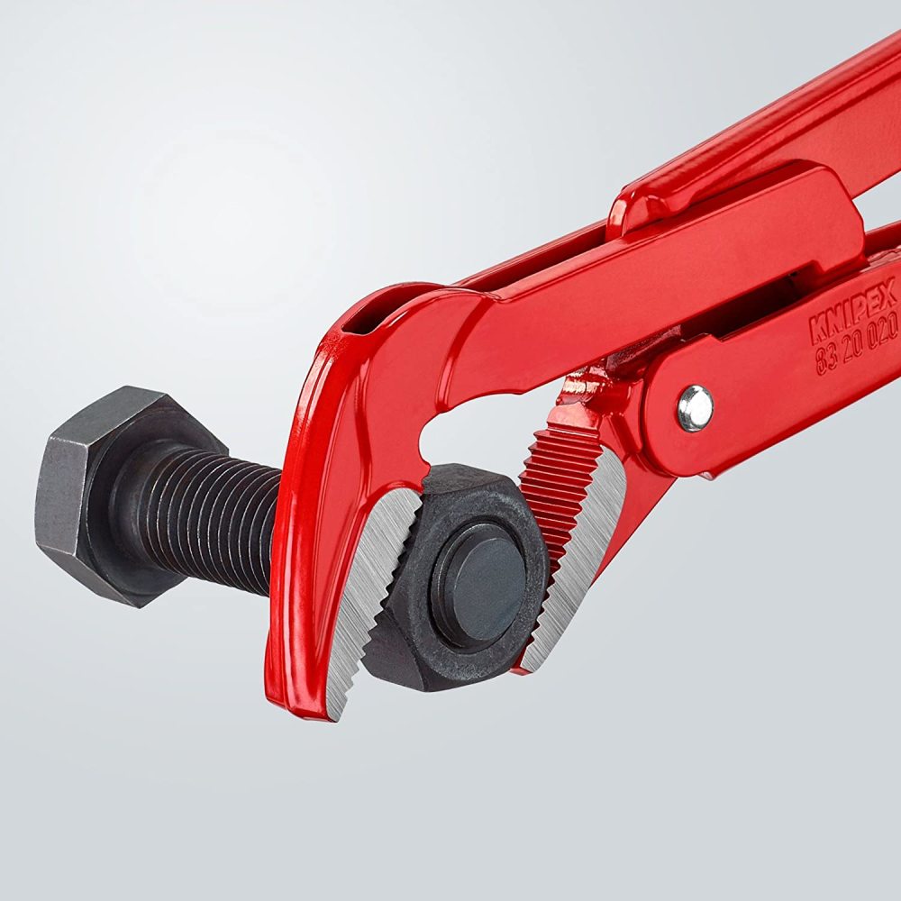 Knipex Pipe Wrench 45 Degree Angled 570 mm Swedish Pattern