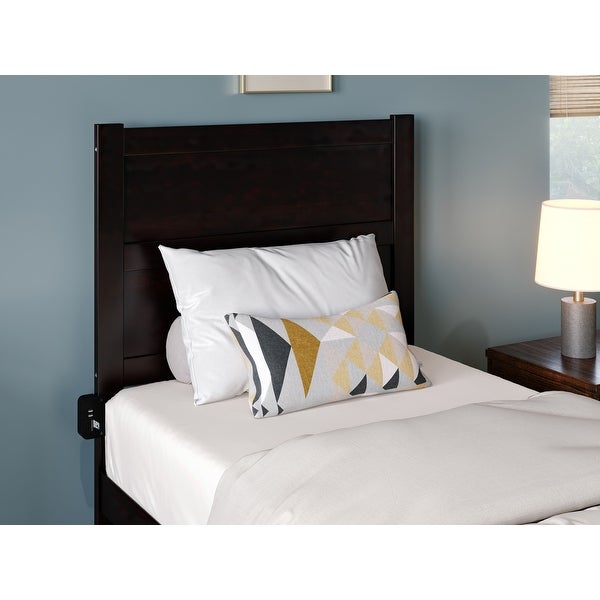 NoHo Twin Panel Headboard in Espresso - - 37219653