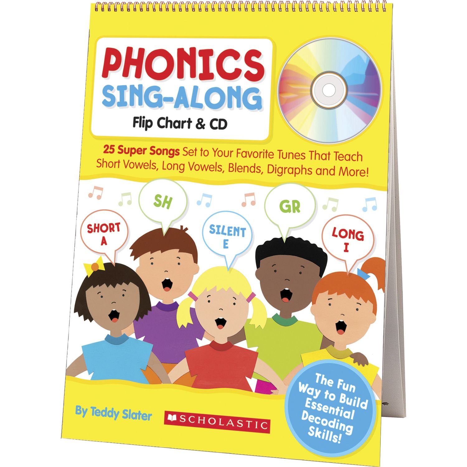 K-2 Phonics Sing-Along Flip Chart by Scholastic SHS510435