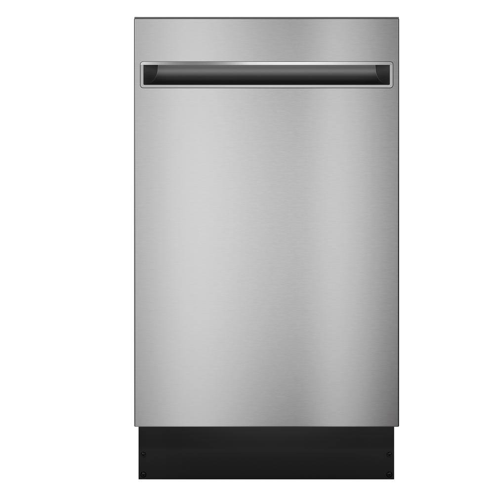 Haier 18 in. Top Control Built-In Dishwasher in Stainless Steel with 3-Cycles QDT125SSLSS