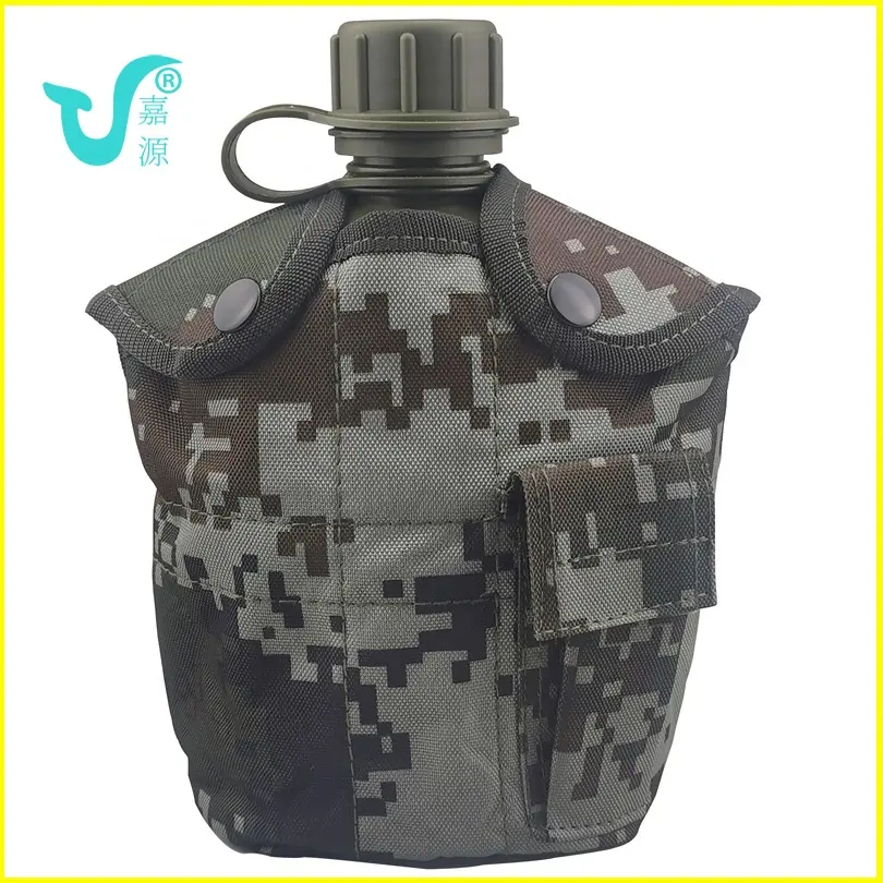 2023 New Fashion Style Athletic Camping Hiking Outdoor Plastic Water Bottles Canteen Bottle  Travel Kettle