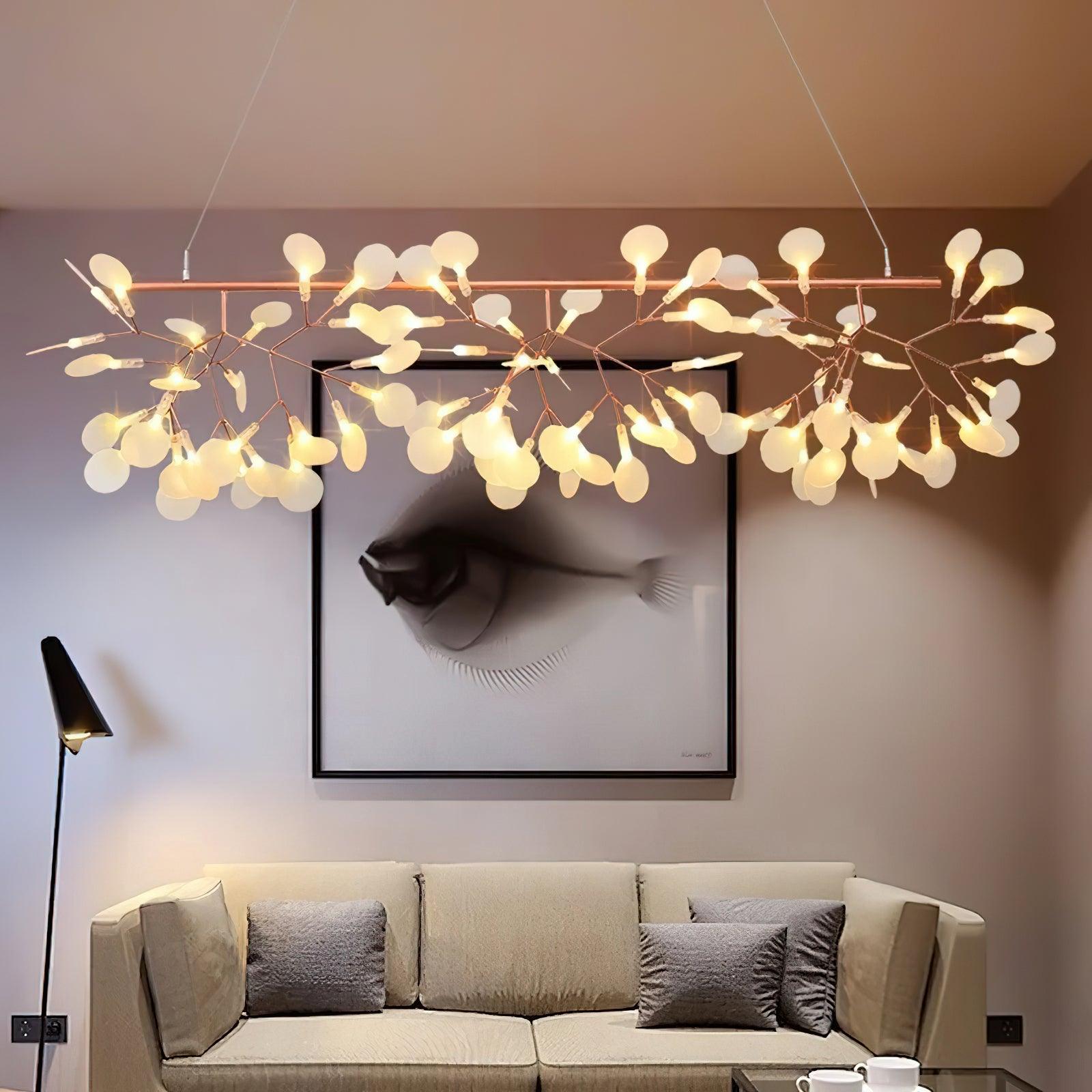 Long Style Firefly LED Chandelier