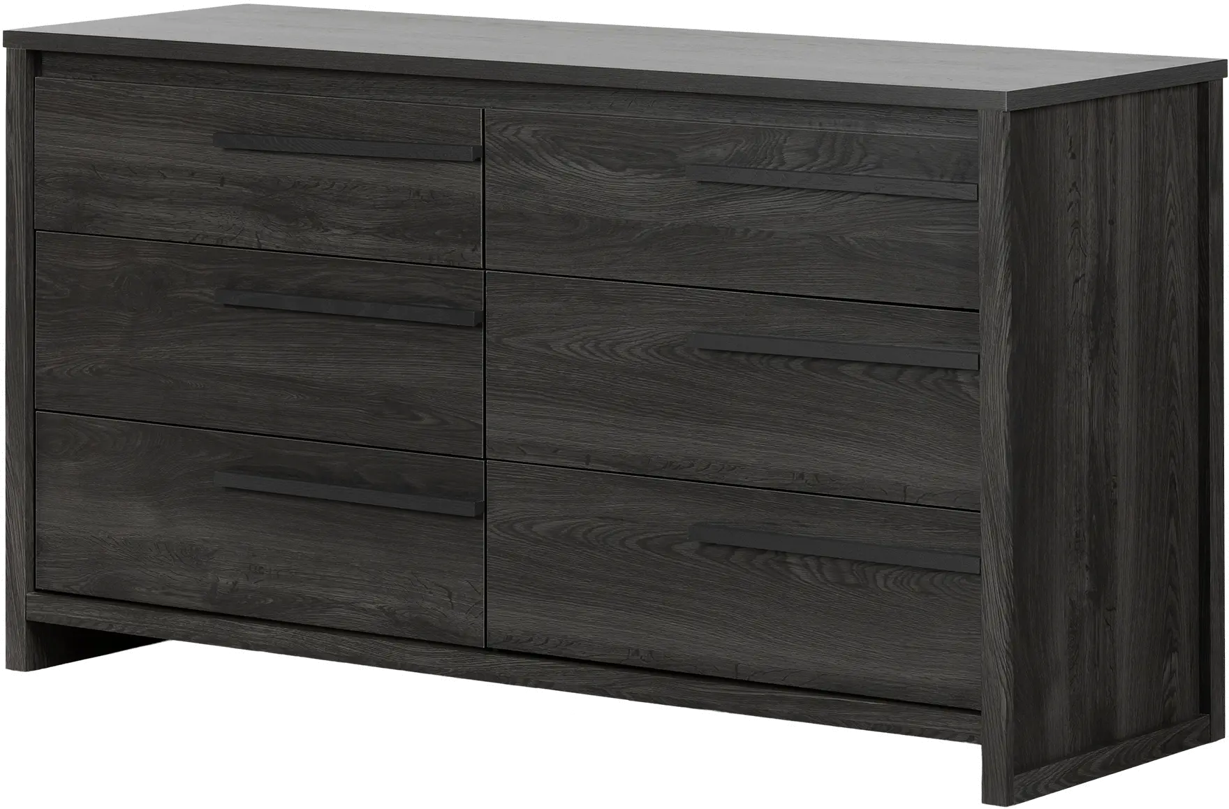 Lensky Modern Gray Oak Dresser - South Shore