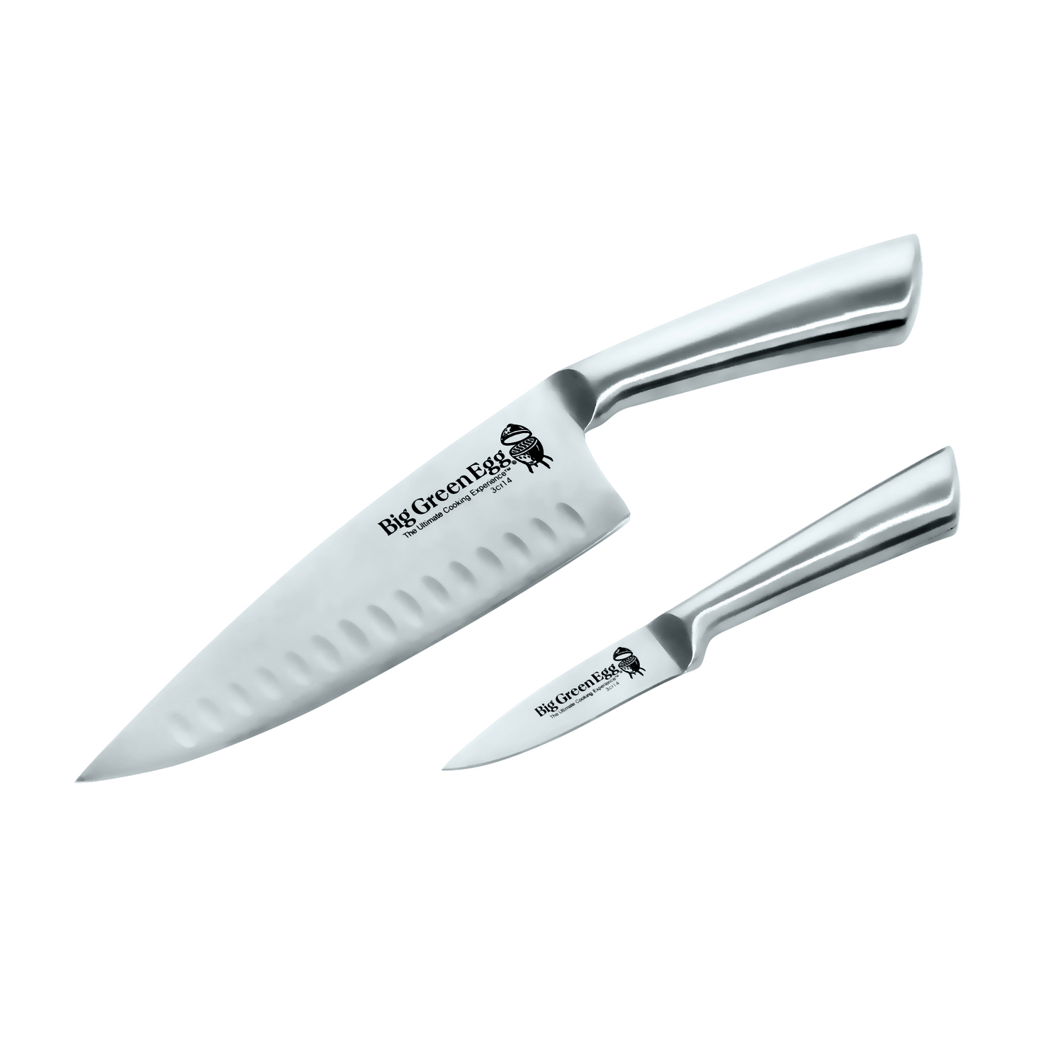 Big Green Egg Pro Stainless Steel Silver Grilling Knife Set 2 pc