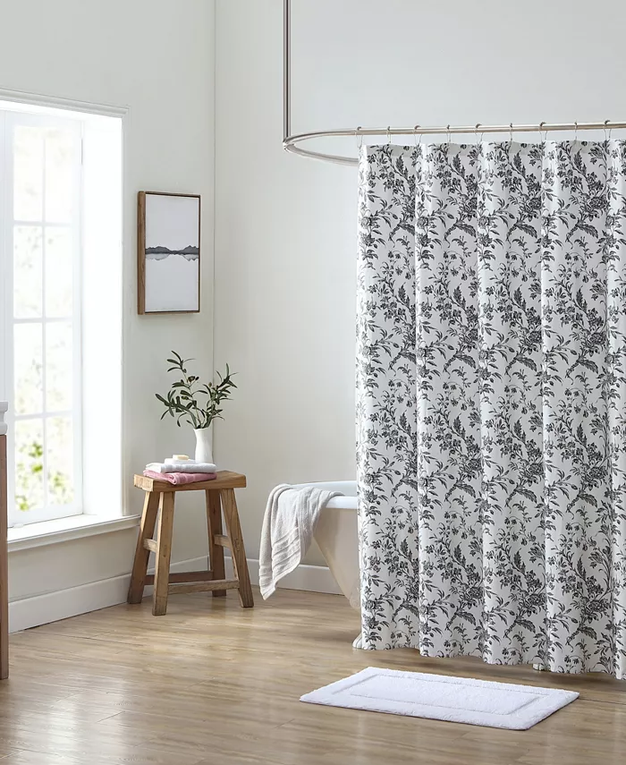 Laura Ashley Amberley Cotton 72 x 72 Shower Curtain