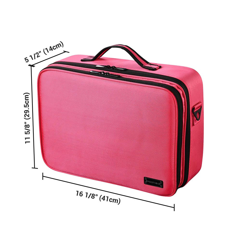 Yescom Portable Oxford Makeup Artist Soft Train Bag Case 16x12x5