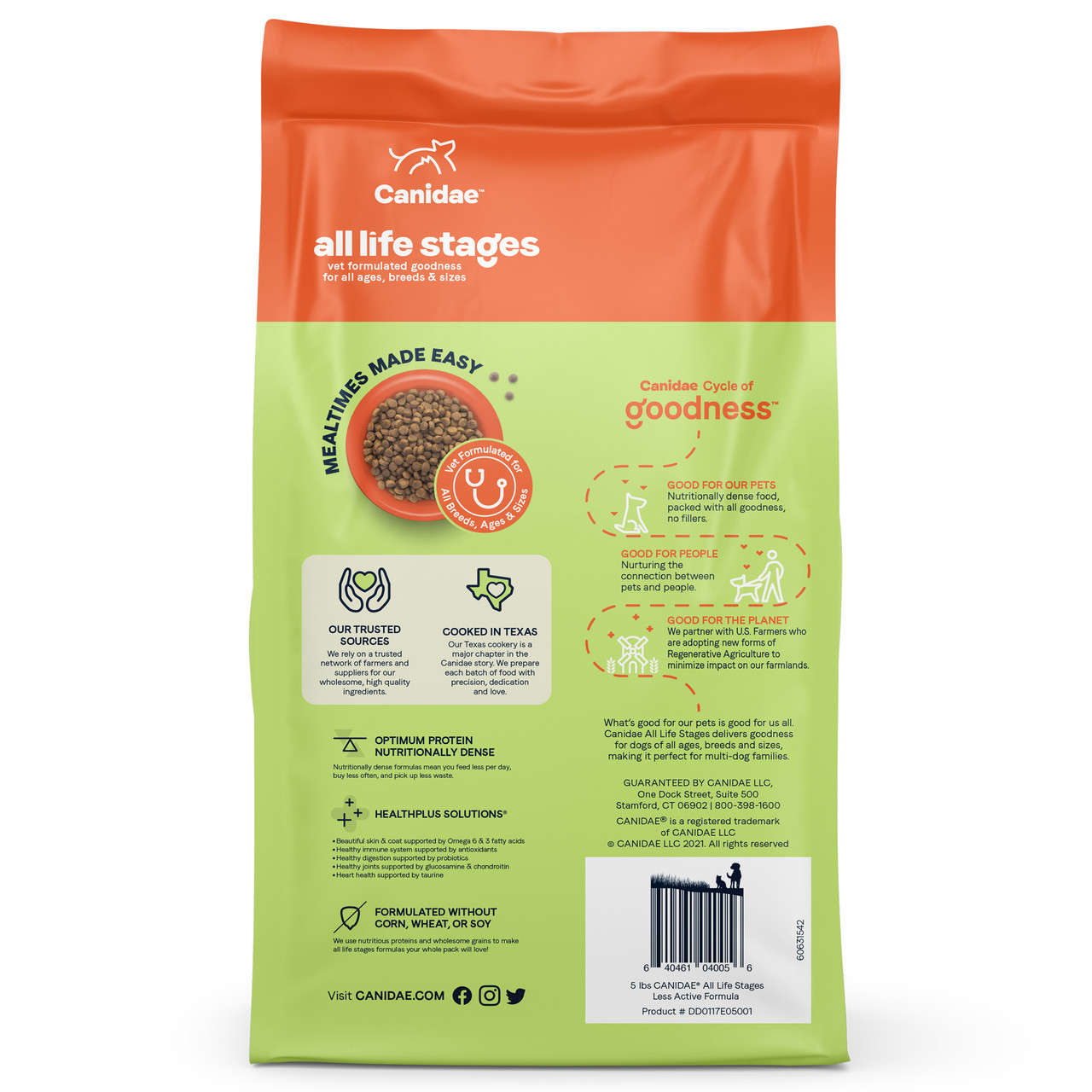 Canidae All Life Stages Less Active Senior Dry Dog Food