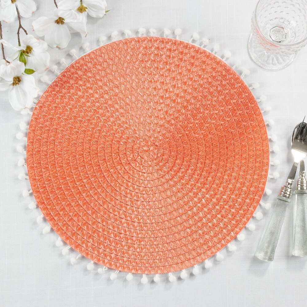 Pom Pom Design Placemats (Set of 4)