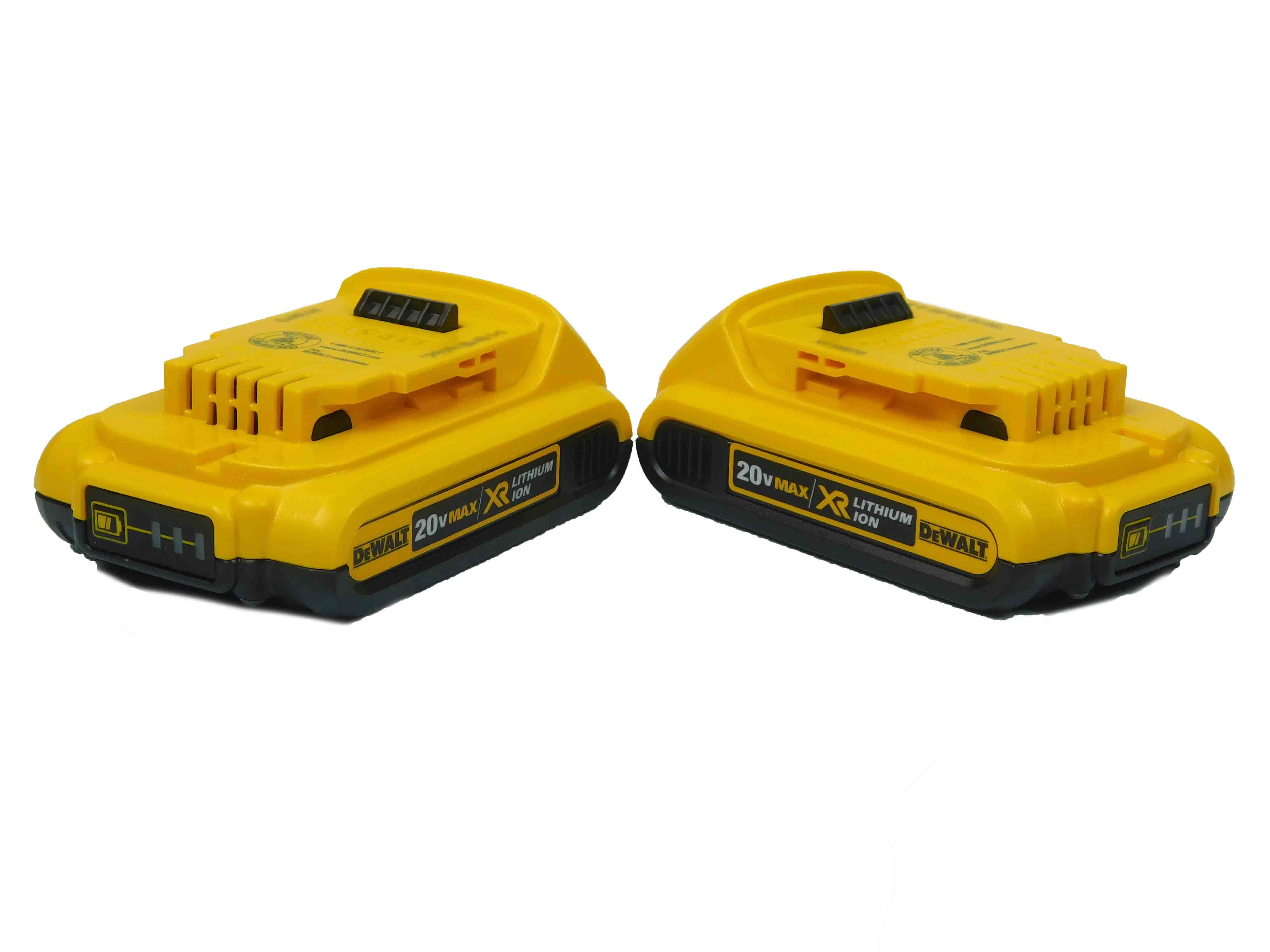 DeWALT Max Lithium-Ion 20V 2Ah Battery DCB203 - Two Pack