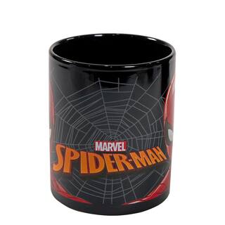 Uncanny Brands Single-Serve Black Marvel Spiderman Coffee Maker with Mug CM-MVC-SM1