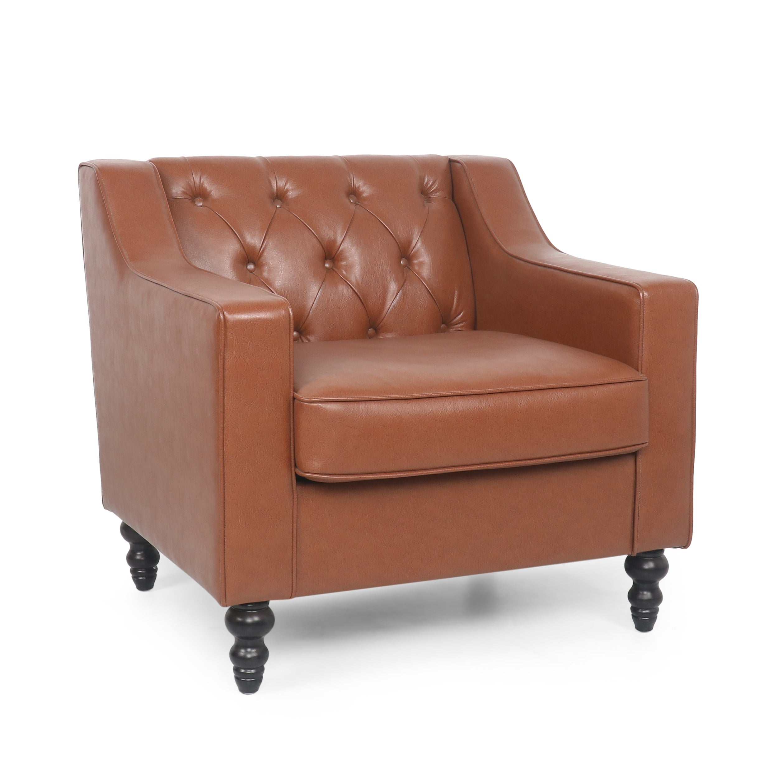 Bluewater Contemporary Tufted Club Chair