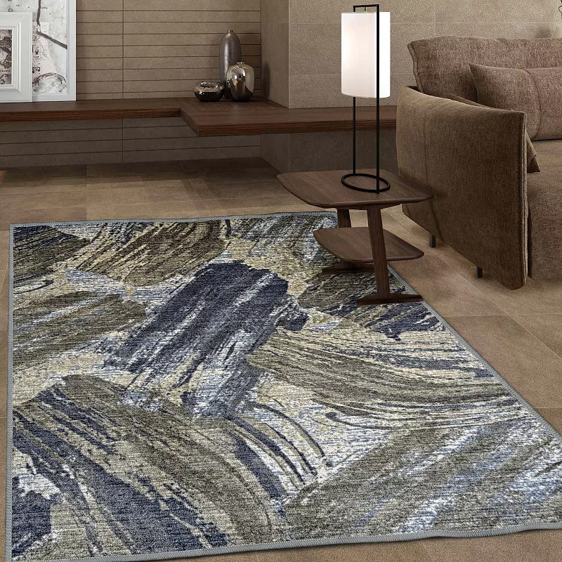 SUPERIOR Xander Abstract Non-Slip Indoor Area Rug or Runner