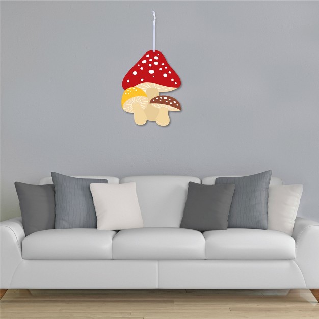 Big Dot Of Happiness Wild Mushrooms Hanging Porch Red Toadstool Decor And Party Outdoor Decorations Front Door Decor 1 Piece Sign