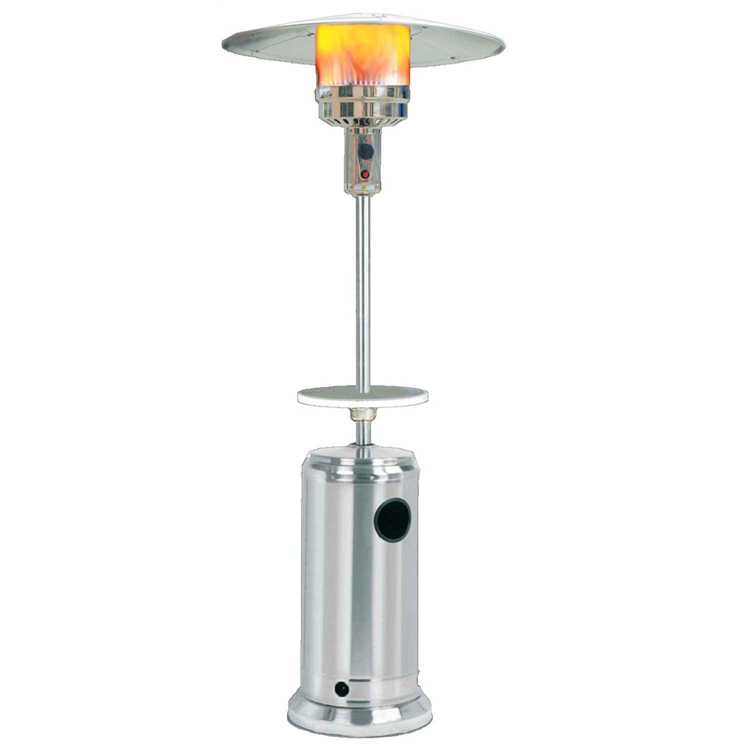 SUNHEAT 41000 BTU Propane Stainless Steel Umbrella Patio Heater 18 sq ft