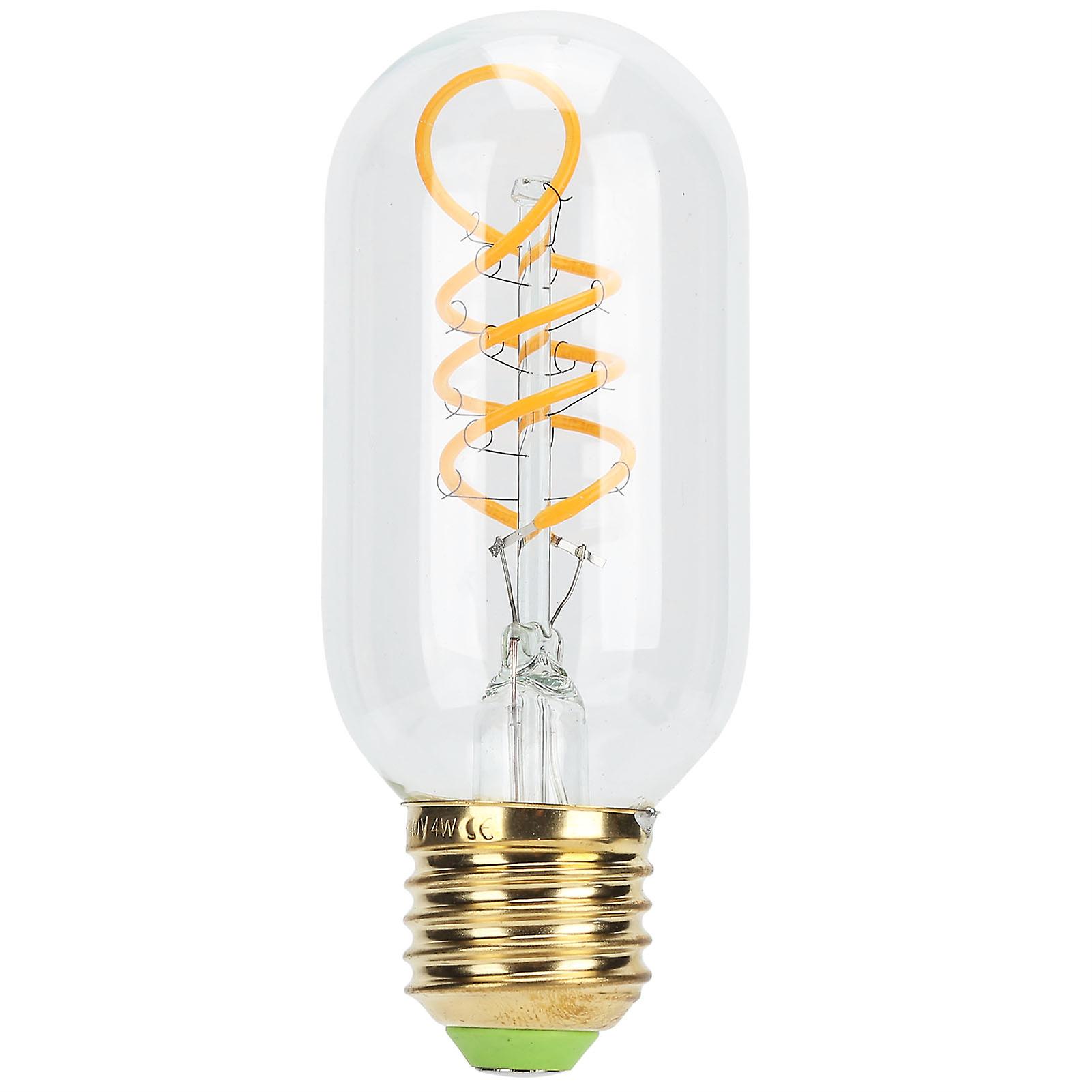 Light Bulb Vintage Double Spiral E27 4w Led Flexible ment Warm Light Led Bulb 220vtransparent