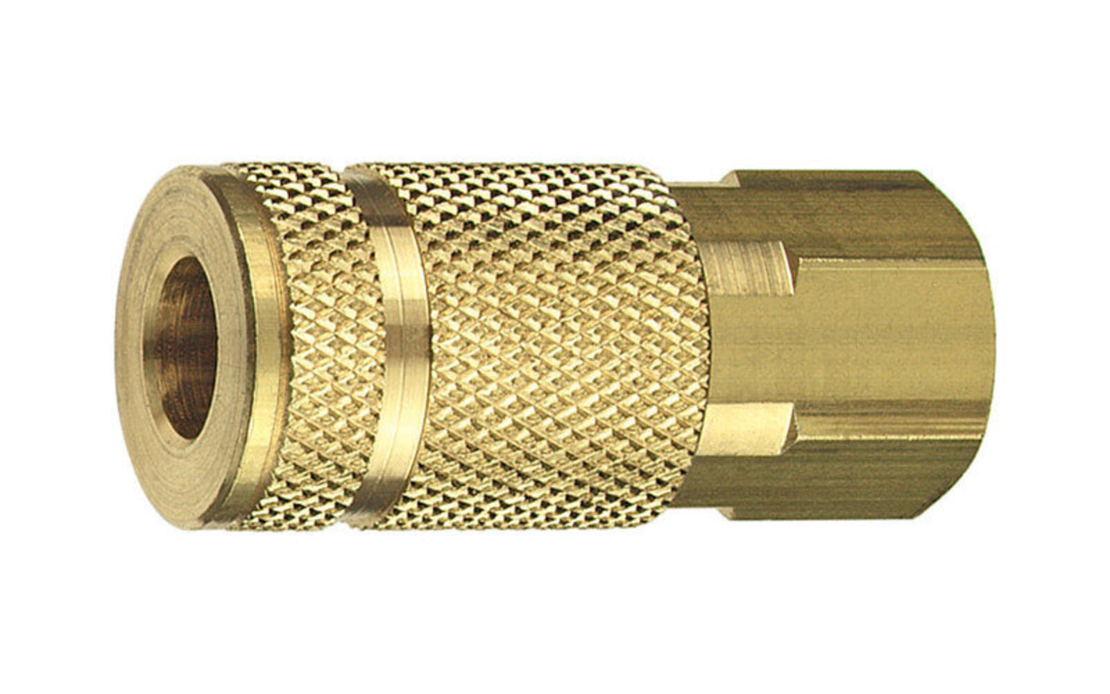 COUPLER BRASS 1/4