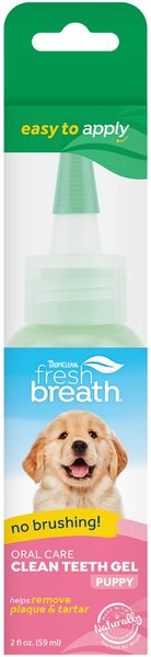 TropiClean Fresh Breath Oral Care Clean Teeth Puppy Dental Gel