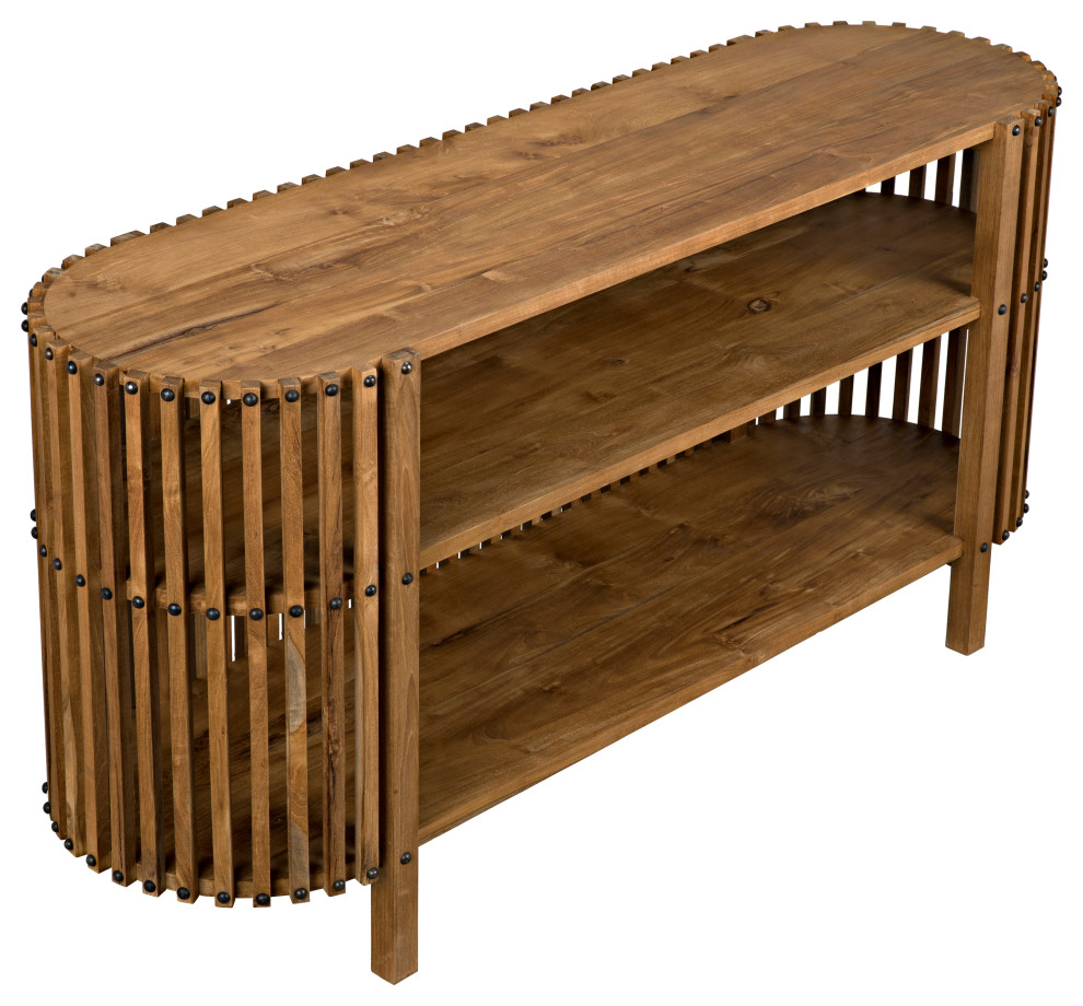 Consuela Console  Teak   Transitional   Console Tables   by HedgeApple  Houzz