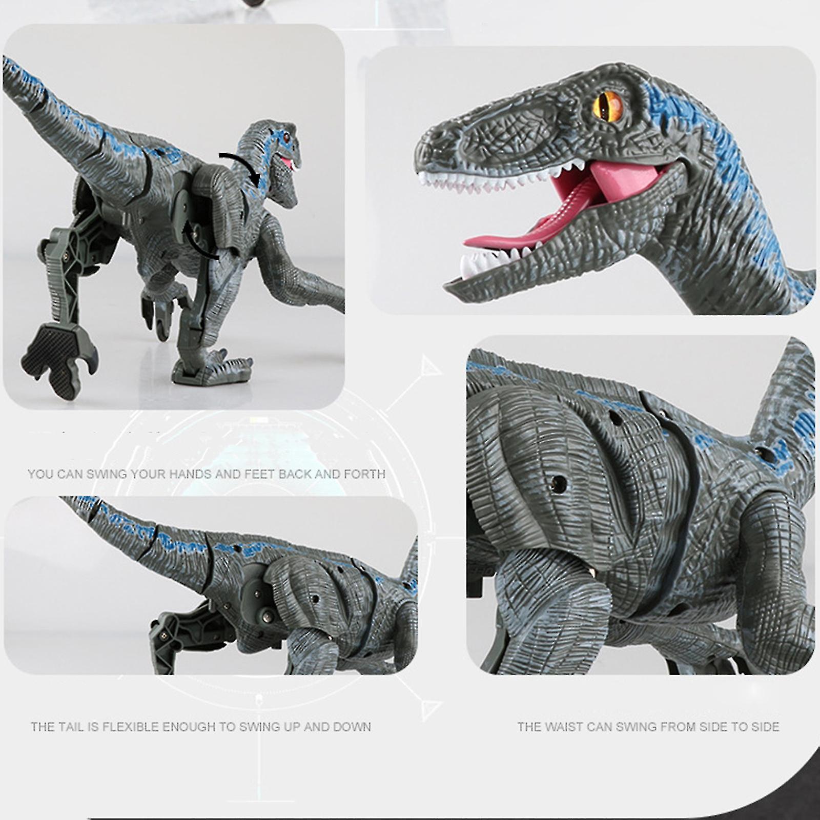 Remote Control Dinosaur Toys 2.4g Shake Head Tail Electronic Pet Simulation Velociraptor Toy