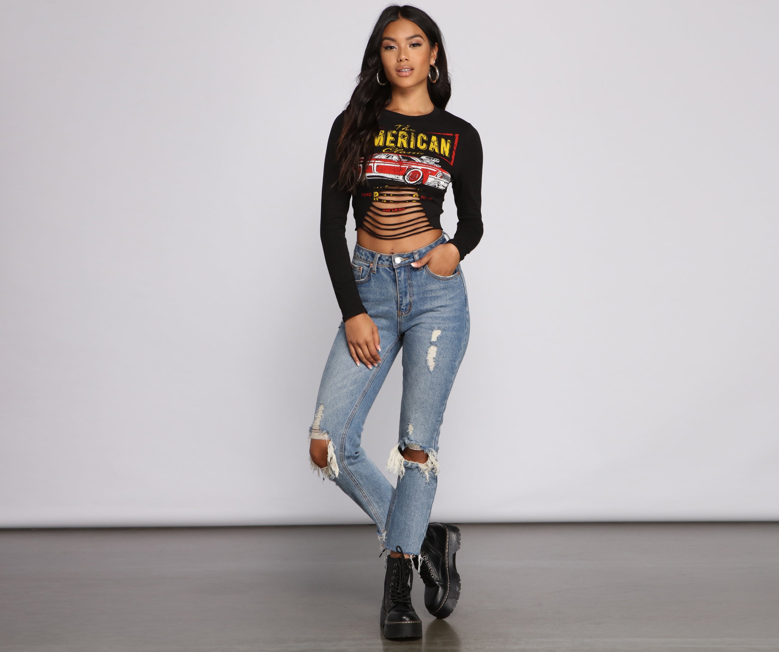 American Classic Graphic Crop Top