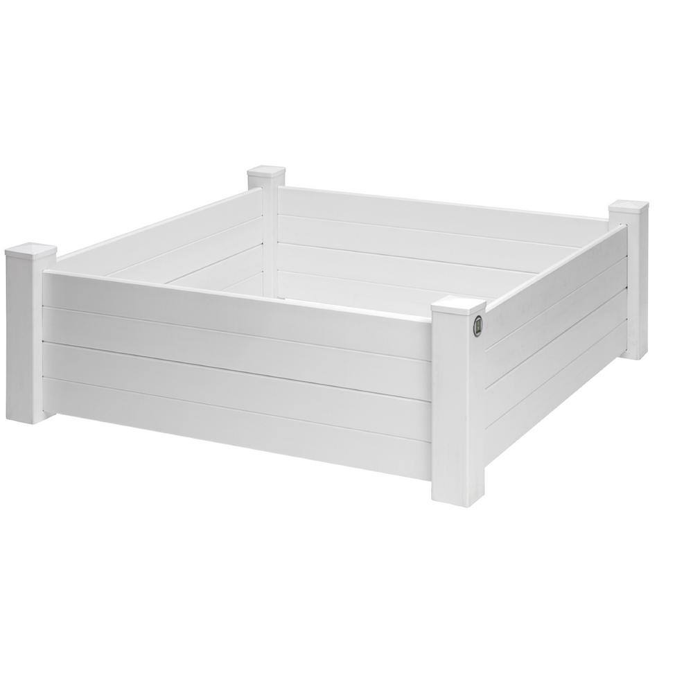 Good Ideas Garden Wizard Classic White Raised Garden Bed GW-CLASSIC-WHI