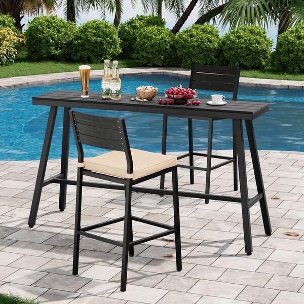 VredHom Outdoor Bar Table Bistro Dining Table