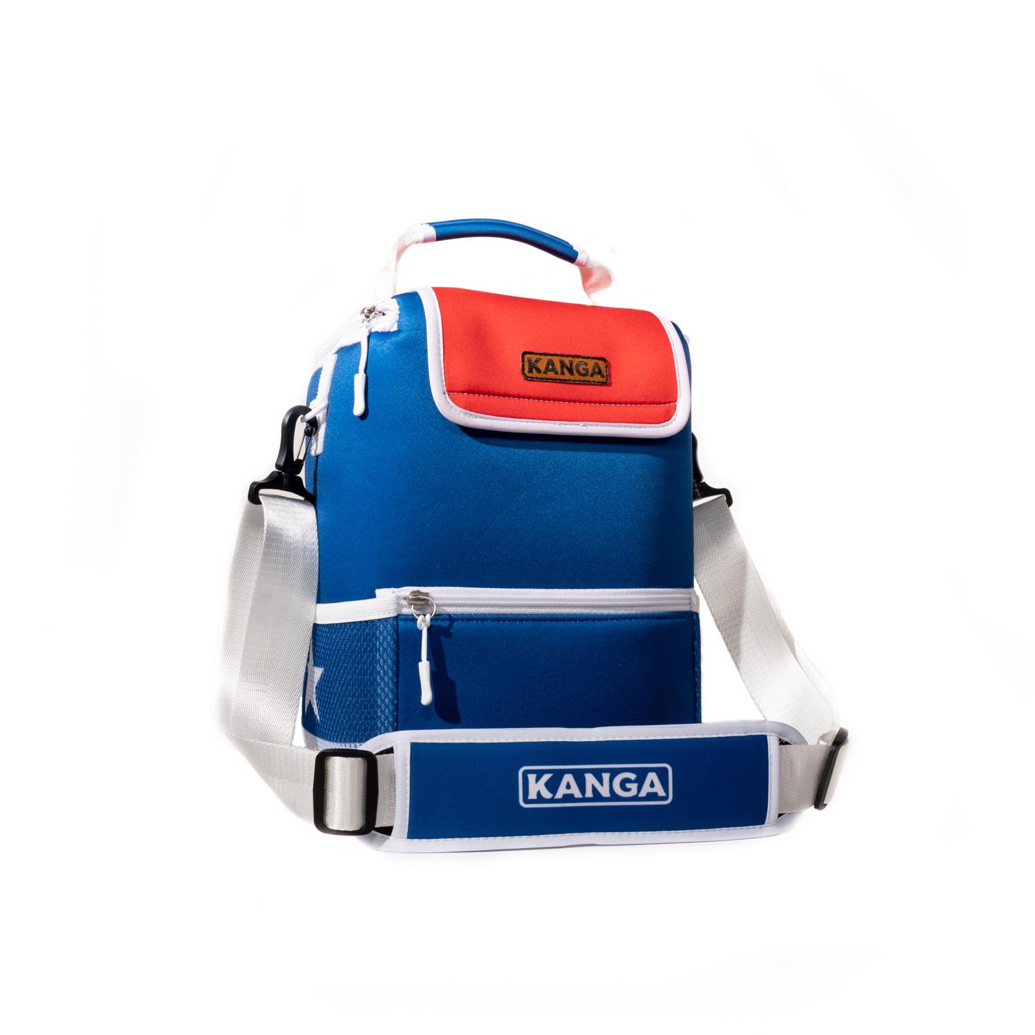 Kanga Blue/Red 12 can Soft Sided Cooler